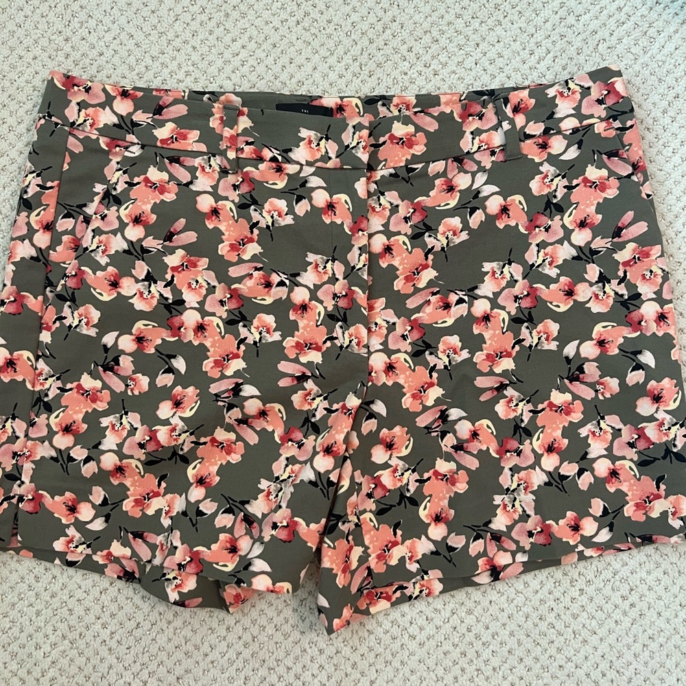 White House Black Market Floral Shorts